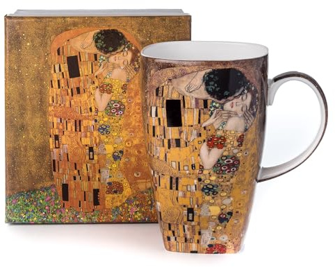 McIntosh Gustav Klimt The Kiss Fine Bone China Tasse (556 ml) in passender Geschenkbox