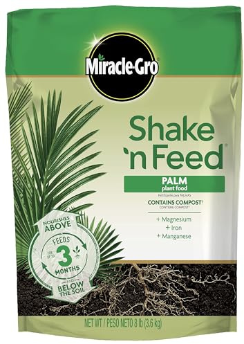 Miracle-Gro Shake 'N Feed Palm Plant Food, 8 lb., Feeds up to 3 Months