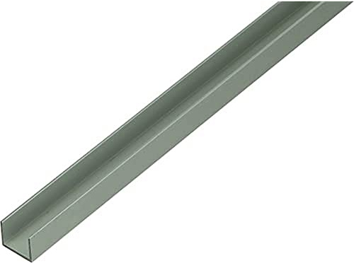 Aluminium U-Profile Especially for 16 and 19 mm Thick Chipboard 1000 x 19 x 15 mm