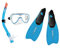 Seac Snorkeling Set Tris Easy Md, Blau, 38-39