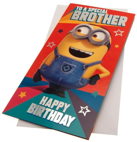 Despicable Me Brother Birthday Card