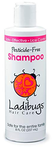 LADIBUGS Lice Prevention Daily Shampoo - Natural Mint Hair Defense 8oz