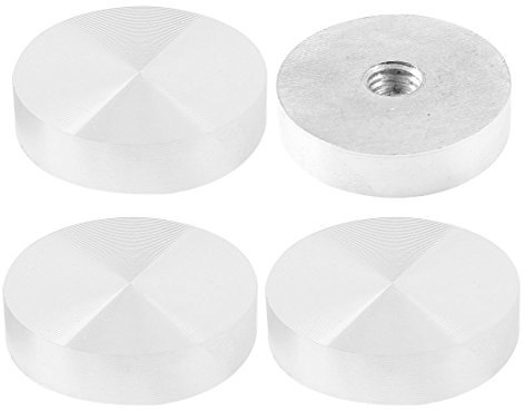 sourcing map 4Stk. M8 x 40mm Runde Aluminium Scheibe Hardware für Teetisch Schreibtisch DE de