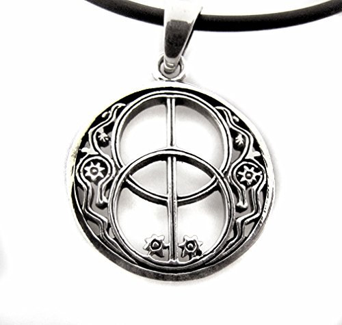 Anhänger Chalice Well Amulett aus 925 Sterling Silber Keltischer