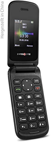 swisstone SC 330 Dual SIM Handy (4,3 cm (1,7 Zoll), mit extra großem beleuchtetem, Farbdisplay) weiß