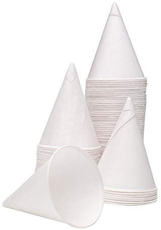 4oz Water Drinking Cone Cup White (Pack of 5000) ACPACC04