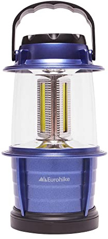 Eurohike 3W Cob 300 Lumen Lantern with Dimmer Switch, Emergency Lighting, Camping Lantern, Portable Outdoor Lighting, Festival Essentials, Camping Accessories, Camping Equipment, Blue, One Size