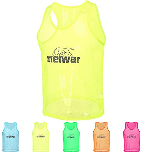 meiwar Leibchen - 10er Set Trainingsleibchen I Größe S I Gelb