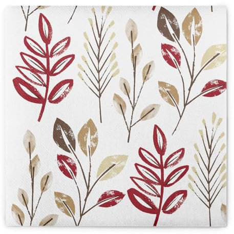 Mank Airlaid Servietten 40x40 cm Premium Einweg Serviette stoffähnlich und saugstark perfekt für herbstliche Events & Partys 50 Stück Cedrik (Bordeaux-Braun)