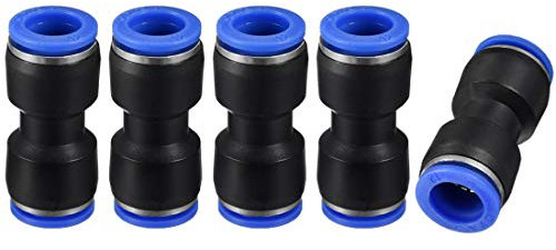 Sourcing map Serrure droite en plastique pour raccord de tube