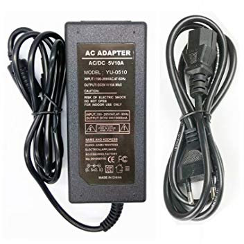 Netzteil 5V 10A 50W,Netzadapter Transformator Ladegerät für LED Streifen,Router, Lautsprecher, LCD-Fernseher, Kameras, TV-Boxen, USB-Hub und 5V Heim-Elektronik