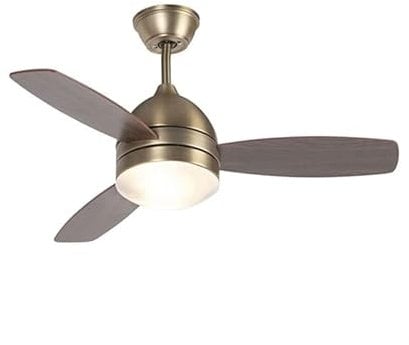 Qazqa rotar - Ventilateur de plafond - 2 lumière - Ø 960 mm - Bronze - Moderne - éclairage intérieur - Salon I Chambre I Cuisine I Salle à manger