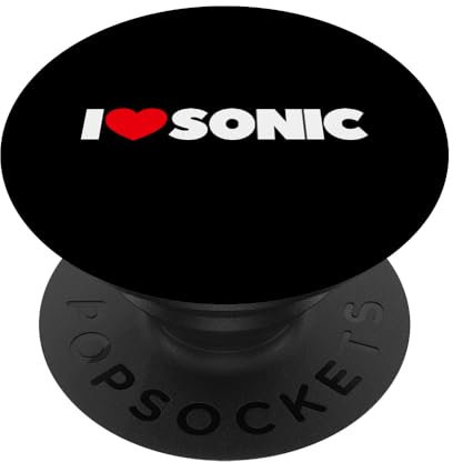 Ich liebe Sonic PopSockets Klebender PopGrip