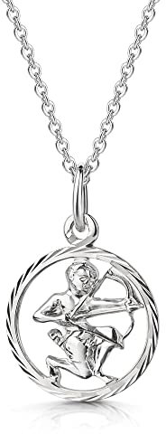 Xaana Anhänger Sternzeichen Schütze inkl. Kette 42/45 cm 925er Sterlingsilber AMZ0524