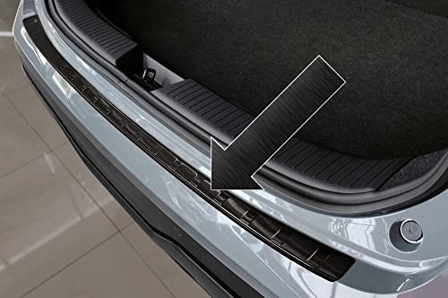 Ladekantenschutz Edelstahl schwarz Graphit kompatibel mit Nissan Qashqai III 3. Generation Typ J12 ab Baujahr 02.2021-3245094