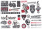 KHE BMX Aufkleber Sticker Set viele Größen Hochwertig