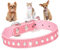 HimyBB Collier réglable pour chien et chat avec strass étincelants Rose Taille S
