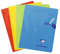 Clairefontaine 303796AMZC Lot de 5 Cahiers d'Écriture Mimesys - 17x22 cm - 32 Pages Grands Carreaux 3 mm Agrandis 12/12 - Papier Blanc 90 g - Couverture Polypro - Couleurs Aléatoires