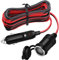 4M Prolunga accendisigari, 12V-24V Cavo di Prolunga per Accendisigari Auto, Auto Adattatore Presa Accendisigari con Copertura Impermeabile per SUV, Caravan, Camper, Frigo, Aspirapolvere per car (4M)