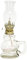 YARNOW Kerosinlampe Alte Petroleumlampen Rustikales Petroleumlicht Retro-Laterne Vintage Öllampe Laterne Kammerlampe Petroleumlaterne Klassische Öllampe Metalldekor Lotus Lagerfeuer Glas