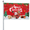 FIYO Eine Weihnachtsflagge von 3x5 Fuß,Banner für große Begrüßungs-Banner Fröhliche Weihnachten und Frohes Neues Jahr Flag für Wanddekoration im Freien（Weihnachtsmann）
