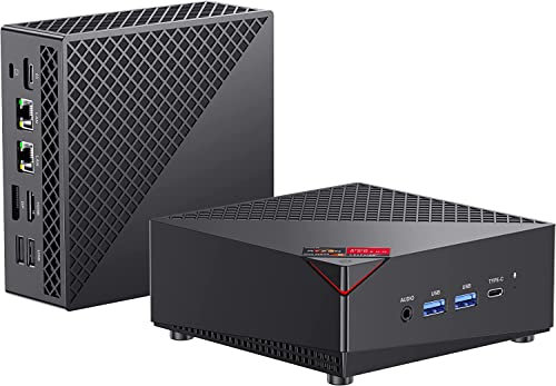 ACEMAGICIAN Mini PC, AMD Ryzen 5 5625U(6C/12T, jusqu'à 4.3 GHz),Mini Ordinateur 16Go DDR4 RAM 512Go M.2 2280 NVMe SSD Graphics 7 Core 1800 MHz, Dual Ethernet HDMI/2.5 inch HDD/Type-C