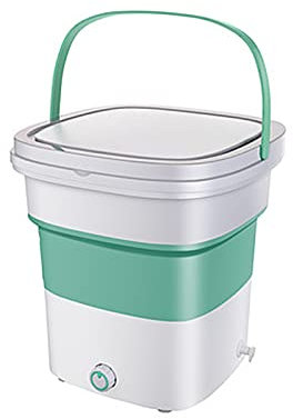 Samnuerly Mini Lavatrice Pieghevole per Scarpe da 1,8 kg Lavatrice Turbo Portatile per Campeggio