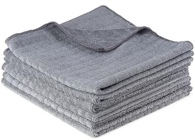 Generisch Mikrofasertuch - Allzweck Reinigungstücher 40x40 cm - 6 Stück - für streifenfreie Reinigung - Einfarbig