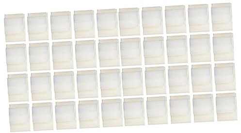 HOMSFOU 100 Stk Auto Stehen Usb-kabelhalter Flache Kabelclips Kabelbinder Kleben Schwarzes Ethernetkabel Ethernet Kabel Handyanhänger Erdbeere Klebstoff Weiß Doppelseitiges Klebeband