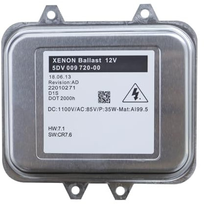 ADAURIS D1S D1R Xenon-Scheinwerfer-Vorschaltgerät, HID-Vorschaltgerät, Xenon-Vorschaltgerät, Steuergerät, kompatibel mit 5DV 009 720-00, Vauxhall Insignia, für Opel Astra J, für Opel Insignia