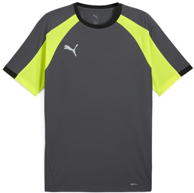 Puma Herren IndividualLIGA Jersey T-Shirts, Galactic Gray-Yellow Alert,