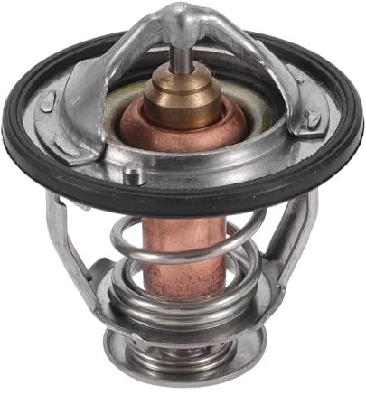 Hihaha No.9091603084 Termostato De Automóvil Para Toyota Corolla 1.8L 2000-2019 Termostatos Internos De Refrigerante Del Motor Metal Duradero 1 Pieza Tono Plateado