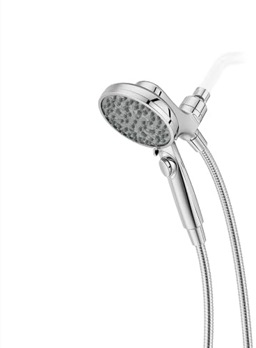 Pfister HydroFuse 016WS2HFM01CC Handbrause, Schlauch im Lieferumfang enthalten, magnetische Docking, 6 Funktionen, 1,75 GPM, poliertes Chrom-Finish