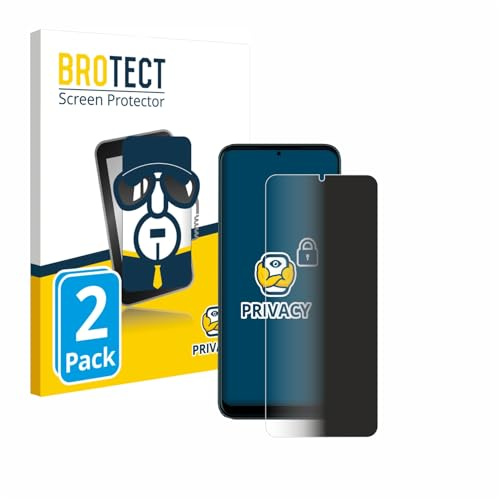 BROTECT Blickschutzfolie für Telekom T Phone Pro | 2 Stück Anti-Spy Displayschutz Made in Germany Smartphones und Handys Privacy Screen Protector Blaulichtfilter Klare Folie