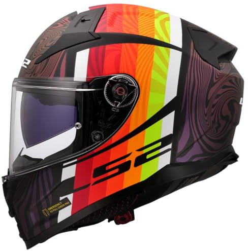 LS2, Integraler Motorradhelm VECTOR II FREEDOM Black Chameleon, XXS