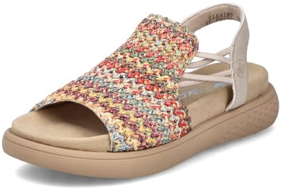 Rieker Damen Pantoletten V1541, Frauen Slipper