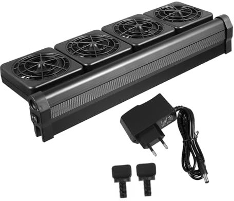 BUGUUYO Kopf Aquarium Kühllüfter Einstellbar Für Fischbecken Wandstärke Temperatur Um Langlebig Für Süßwasser-aquarien