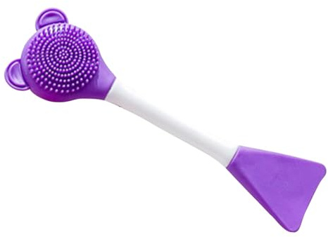 Cat Chin Scrubber - Silicone Scrubber For Cats Chin | Manual Silicone Cat Cleaner Brush Heads Cleaning Tool For Gums, Jaw, Tongue, Chin, Face Cleaning