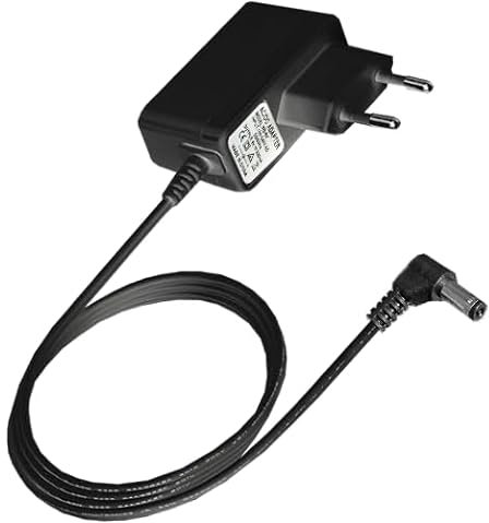 Fuente de alimentación de 6 V, 0,6 A, adaptador de alimentación de pared 6 V, cargador universal con conector DC 5,5 x 2,1 mm, negro – Fuente de alimentación eficiente para dispositivos electrónicos