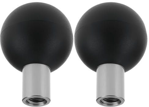 YINETTECH 2 Pièces Adaptateur à Boule 1 Pouce Compatible avec RAM Supports Composants de Bras à Double Douille de Taille B Compatible avec Brcovan Support de Téléphone de Voiture 1/4 -20 Fileté