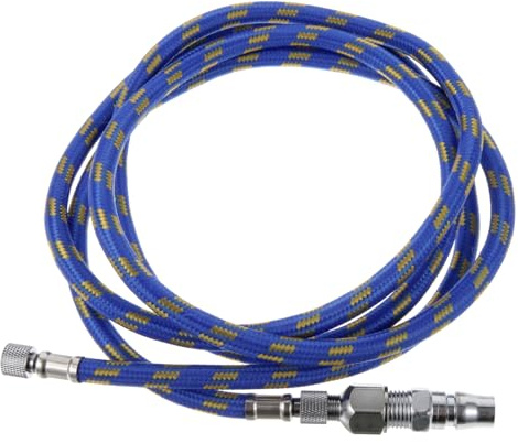 LIFKOME Braided Airbrush Air Hose with Woven Pipe Joint Flexible Connection for Airbrush and Air Pump DIY Home Repair Beauty Hydration Use