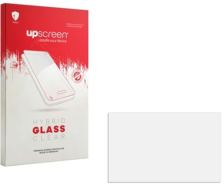 upscreen 15.3 Schutzglas für All-In-One PCs mit 15,3 Zoll (38.9 cm) [329 x 205.6 mm, 16:10] - Schutzfolie, Glas-Folie [Klar, Panzerschutz]
