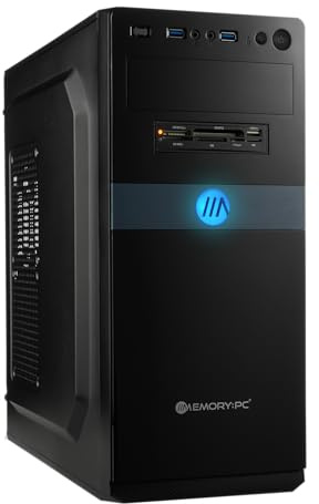 Memory PC Office, Multimedia, Business AMD Ryzen 5 4600GE, 16 Go DDR4, SSD 512 Go, 6 x USB, Windows 11 Pro 64 bit, Wi-Fi