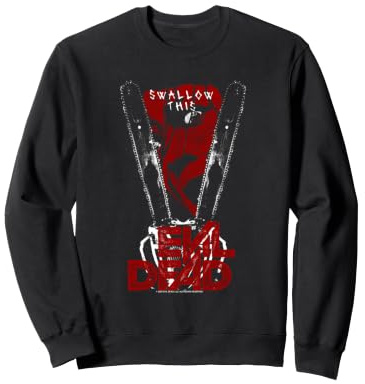 Evil Dead 2013 Horrorfilm-Kettensägen Schlucken Sie Dieses Halloween Sweatshirt