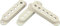 DiMarzio DM2001-AW Pack de 3 Capots pour Micro type Strat Virtual Vintage/HS/Area/FS-1/SDS-1 Aged Blanc