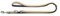 HUNTER SOFTIE Verstellbare Führleine für Hunde, Kunstleder, samtig, pflegeleicht, 1,5/200 cm, beige