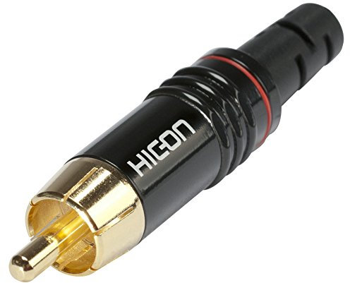 Hicon 30204058 Cinchstecker Hi-cm06, rot