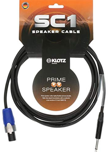 Klotz SC1-SP02SW Lautsprecherkabel Speakon Klinke 2 m 2x 1,5 mm²