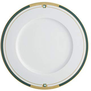 Vista Alegre - Juego de platos de porcelana esmeralda (4 unidades)