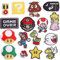 Aufnäher zum Aufbügeln mit Mario-/Regenbogen-/Emoji-Motiv, bestickt, für Kleidung, Jacken, Rucksäcke, Schuhe, Mützen für Kinder und Erwachsene